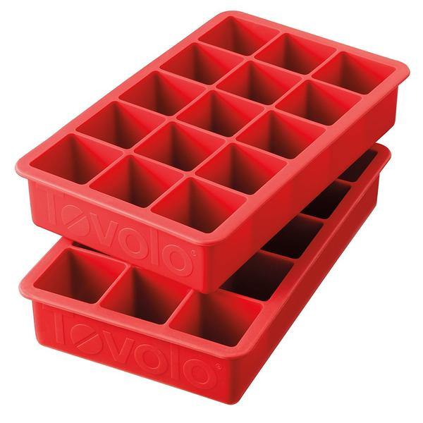 Winco ICCT-8R Silicone 8-Cube Ice Tray