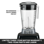 Waring MX1100XTX Xtreme Commercial Blender – 3.5 HP, Touchpad with Timer, 64 oz. Container