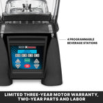 Waring MX1500XTX Xtreme Commercial Blender – 3.5 HP, Programmable, Sound Enclosure, 64 oz. Container