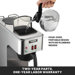 Waring WCM50 Café Deco Pour-Over Coffee Brewer – 3 Gallons/Hour