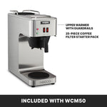 Waring WCM50 Café Deco Pour-Over Coffee Brewer – 3 Gallons/Hour