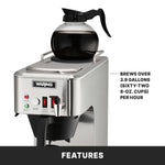 Waring WCM50P Café Deco Automatic Coffee Brewer – 3.9 Gallons/Hour