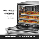 Waring WCO250X Convection Oven – Quarter Size, 150°F–500°F, Stainless Steel