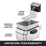 Waring WDF1000 Deep Fryer – 10 lb. Capacity Commercial Countertop Fryer