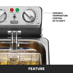 Waring WDF1000 Deep Fryer – 10 lb. Capacity Commercial Countertop Fryer