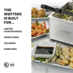 Waring WDF75RC Deep Fryer – 8.5 lb. Capacity Commercial Countertop Fryer