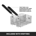 Waring WDF75RC Deep Fryer – 8.5 lb. Capacity Commercial Countertop Fryer