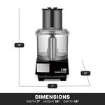 Waring WFP11S Food Processor – 2.5 Qt Commercial Food Processor