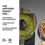 Waring WFP14SW Food Processor – 3.5 Qt Commercial Processor with Flat Lid