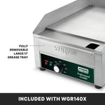 Waring WGR140X Griddle – 14" Electric Countertop Commercial Griddle