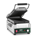 Waring WPG200 Panini Grill – Ribbed Plates, 7.75" x 12.5" Commercial Grill
