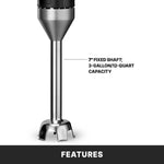 Waring WSB35 Immersion Blender – 7" Light-Duty Quik Stik
