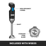 Waring WSB35 Immersion Blender – 7" Light-Duty Quik Stik