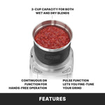 Waring WSG60 Spice Grinder – 3 Cup Commercial Grinder