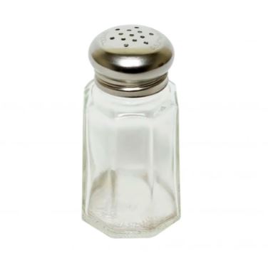 Thunder Group GLTWPS002 1-1/4 oz Paneled Glass Salt/Pepper Shaker