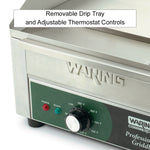 Waring WGR140X Griddle – 14" Electric Countertop Commercial Griddle
