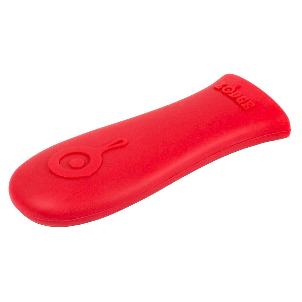 Lodge Cast Iron Red Silicone Hot Handle Holder for Skillets, ASHH41,  includes One Red Handle Holder 