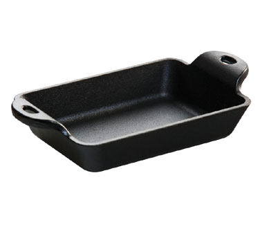 Lodge Heat Treated Miniature Skillet, Cast Iron, 5, Black