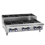Imperial IHPA-8-48SU Hotplate, gas, 48", countertop, (4) open burners, (4) step-up burners, 256,000 BTU, NSF