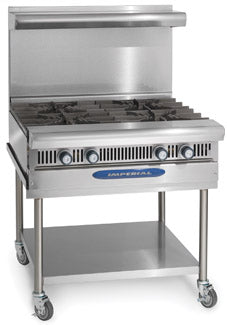 Imperial IHR-1HT-12-M Diamond Series Heavy Duty Range, gas, 12", modular, Add-A-Unit, (1) hot top, 30,000 BTU, NSF