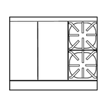 Imperial IHR-2HT-2-XB Diamond Series Heavy Duty Range, gas, 36", (2) open burners, (2) 12" hot tops, open cabinet, 130,000 BTU, NSF