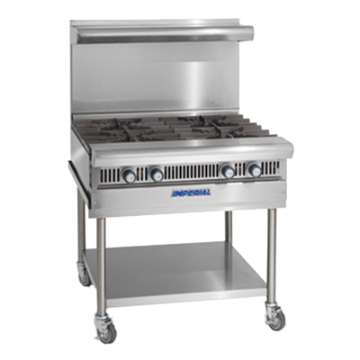 Imperial IHR-2HT-24-M Diamond Series Heavy Duty Range, gas, 24", modular, Add-A-Unit, (2) hot tops, 60,000 BTU, NSF