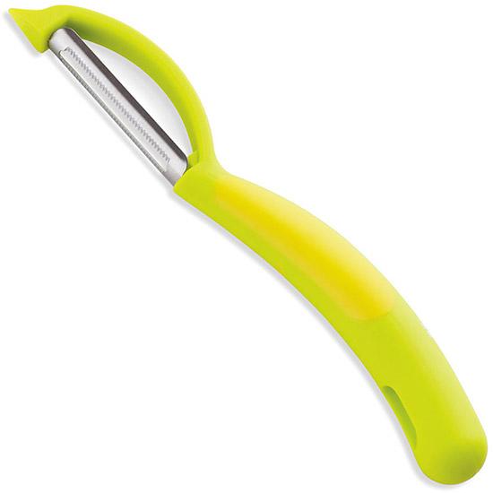 Kuhn Rikon Colori 4 Serrated Paring Knife Green