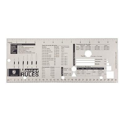 Mercer Culinary M33241 Mercer Rules™ Reference Tool - 12 1/4 x 5