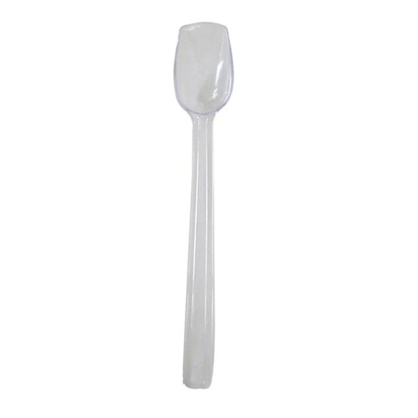 Thunder Group PLBS010CL Polycarbonate Solid Buffet Spoon, 10"L, 3/4 Oz Clear, NSF