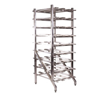 Pan Rack, 20 Tier, 18 x 26 Sheet Pans, Welded Aluminum Frame, 5 Casters,  Winholt AL-1820B