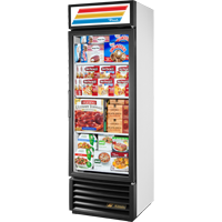 Restaurant Equipment &gt; Restaurant Refrigeration Equipment for Commercial Kitchens &gt; Merchandising &amp; Display Refrigerators and Freezers &gt; Merchandising Reach-In Freezers &gt; Glass Door Merchandising Freezers &gt; One Section Freezer