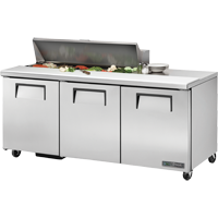 Restaurant Equipment &gt; Restaurant Refrigeration Equipment for Commercial Kitchens &gt; Top Prep Refrigerators &amp; Refrigeration Equipment for Restaurants &gt; Commercial Sandwich &amp; Salad Prep Refrigerators &gt; Three-Section Sandwich &amp; Salad Prep Refrigerators