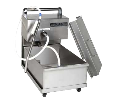 Restaurant Equipment &gt; Commercial Deep Fryers for Professional Restaurant Kitchens &gt; Fryer Oil Filtration Equipment and Supplies &gt; Electric Powered Fryer Oil Filtration Machines