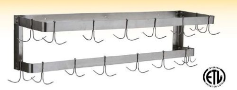 Storage &amp; Transport &gt; Durable Wall Mount Shelving for Efficient Storage &gt; Pot Racks