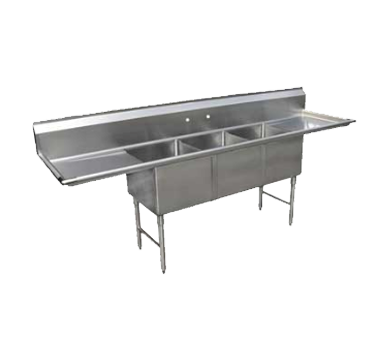 Restaurant Equipment &gt; Commercial Restaurant Sinks for Efficient Kitchen Operations &gt; Compartment Sinks &gt; Three Compartment Sinks
