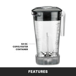 Waring MX1000XTX Xtreme Commercial Blender – 3.5 HP, 64 oz., Heavy-Duty