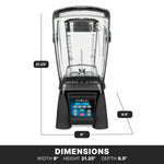 Waring MX1500XTX Xtreme Commercial Blender – 3.5 HP, Programmable, Sound Enclosure, 64 oz. Container