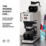 Waring WCM50 Café Deco Pour-Over Coffee Brewer – 3 Gallons/Hour
