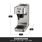 Waring WCM50 Café Deco Pour-Over Coffee Brewer – 3 Gallons/Hour