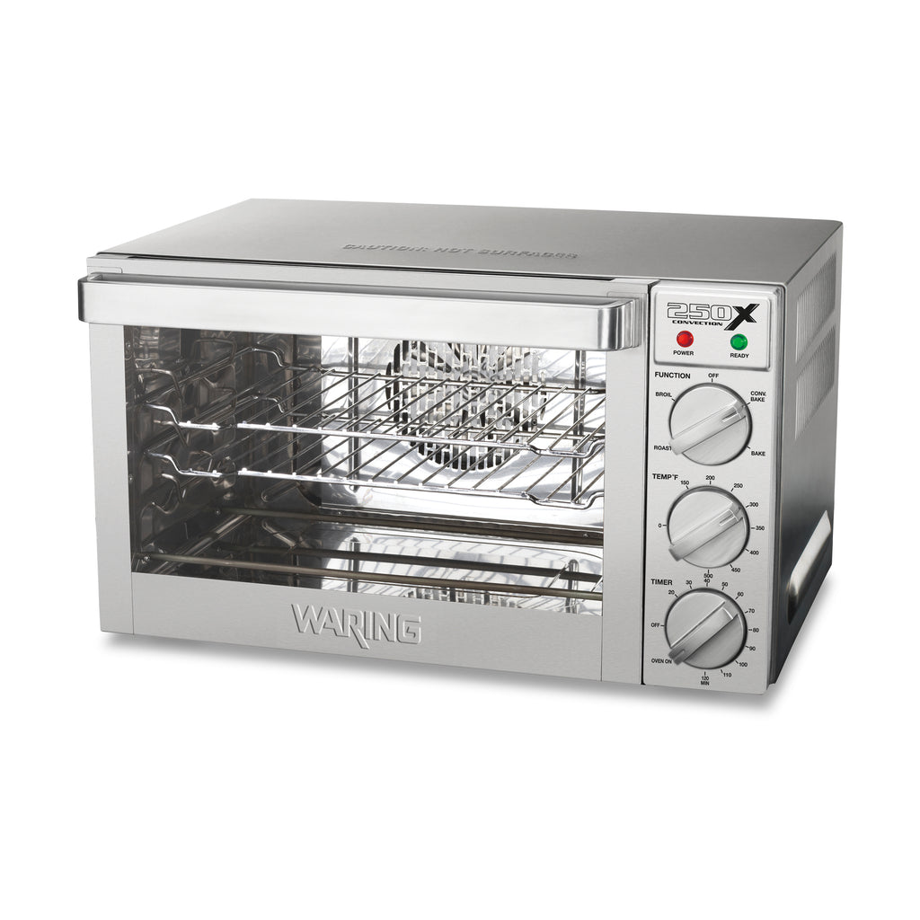 Waring WCO250X Convection Oven – Quarter Size, 150°F–500°F, Stainless Steel