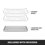 Waring WCO250X Convection Oven – Quarter Size, 150°F–500°F, Stainless Steel