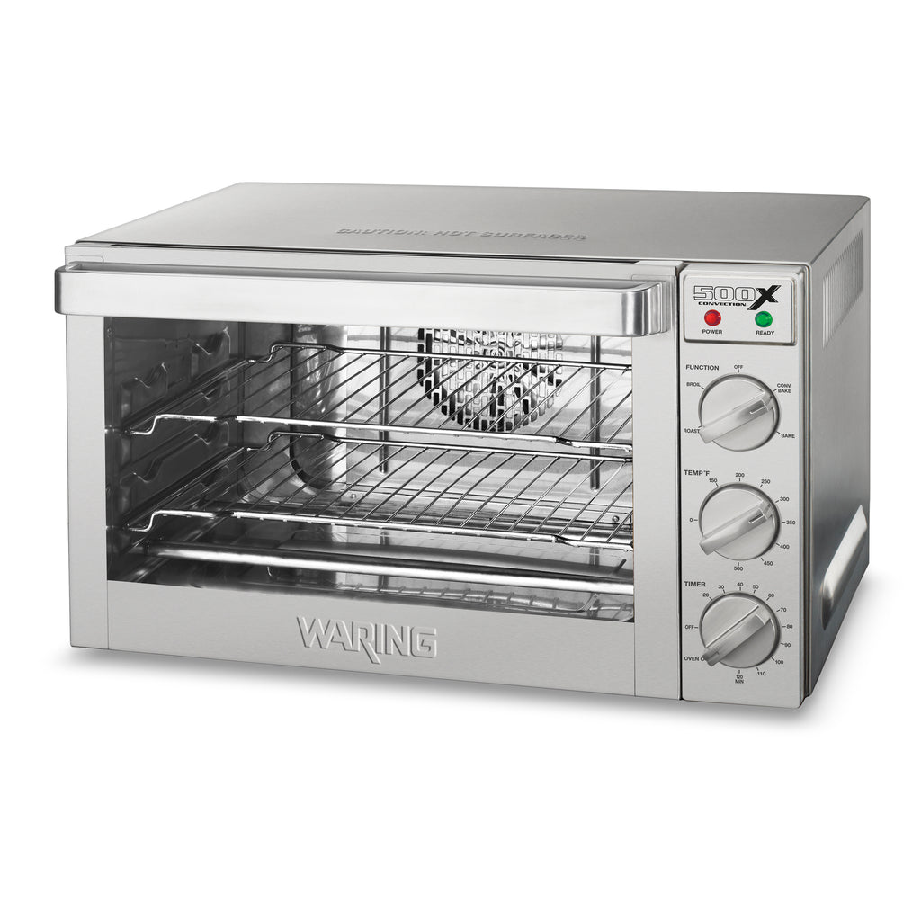 Waring WCO500X Convection Oven – Half Size, 150°F–500°F, Stainless Steel