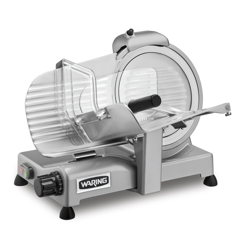 Waring WCS250SV Food Slicer – 10" Blade, Commercial Electric Slicer