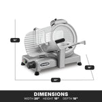 Waring WCS250SV Food Slicer – 10" Blade, Commercial Electric Slicer