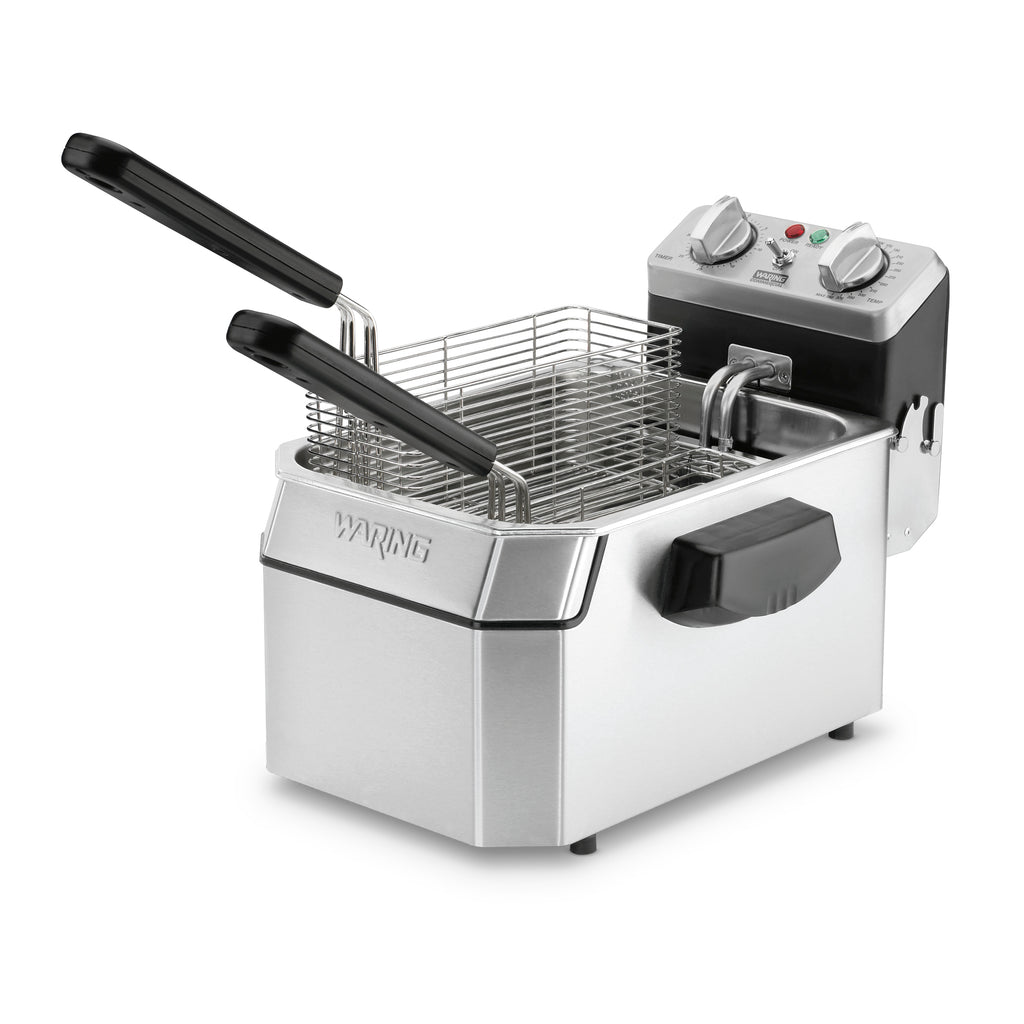 Waring WDF1000 Deep Fryer – 10 lb. Capacity Commercial Countertop Fryer
