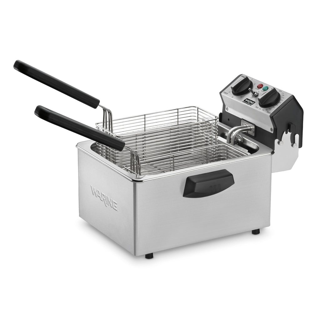 Waring WDF75RC Deep Fryer – 8.5 lb. Capacity Commercial Countertop Fryer