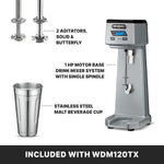 Waring WDM120TX Drink Mixer – Single Spindle with Timer
