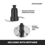 Waring WFP14SW Food Processor – 3.5 Qt Commercial Processor with Flat Lid
