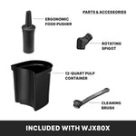 Waring WJX80X Juice Extractor – Commercial Pulp Eject Juicer