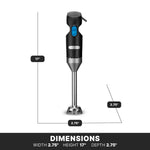 Waring WSB35 Immersion Blender – 7" Light-Duty Quik Stik